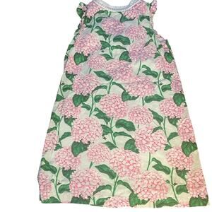 Crown &‎ Ivy white pink floral pompom sleeveless girls dress SIZE 10